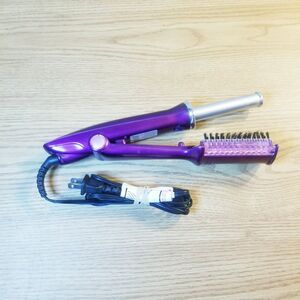 InStyler Rotating Purple Hot Iron Hair Straighten Curling .75 Barrel IS1001.1-19